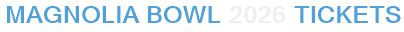 Magnolia Bowl 2026 Tickets